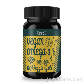 Supplemento di olio di pesce DHA DHA DHA vegano